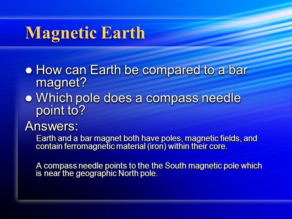 what is a bar magnet made of