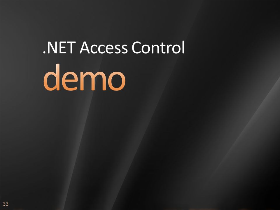 33.NET Access Control