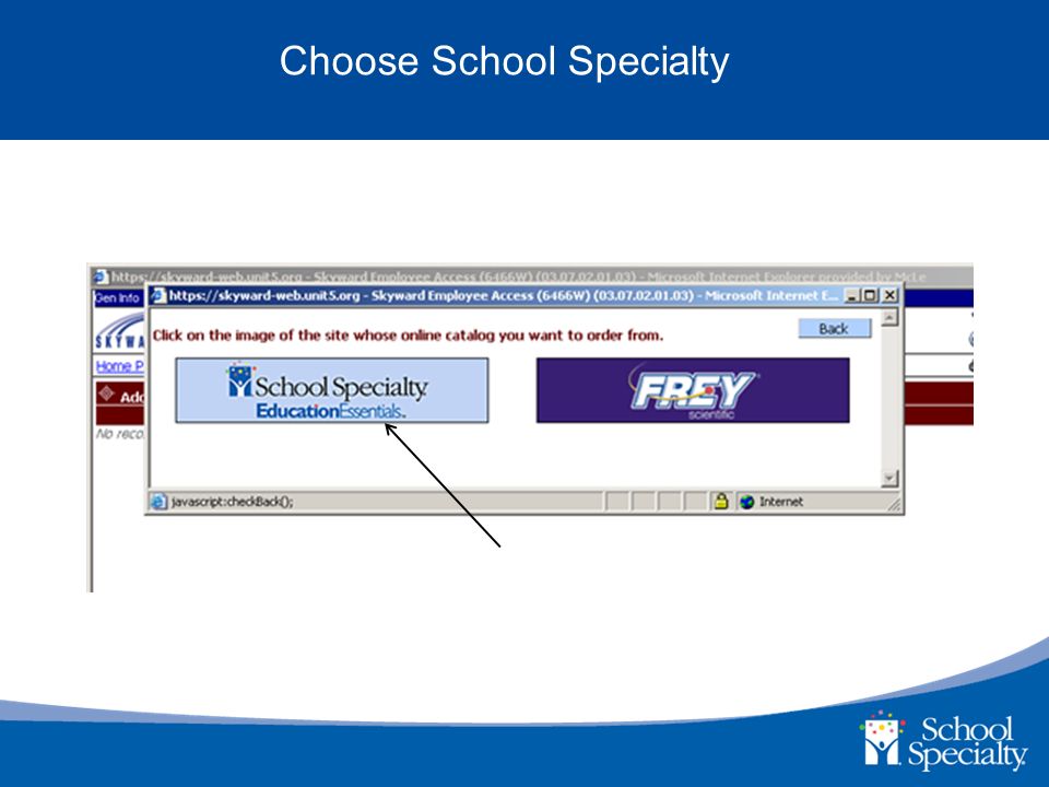 Choose School Specialty