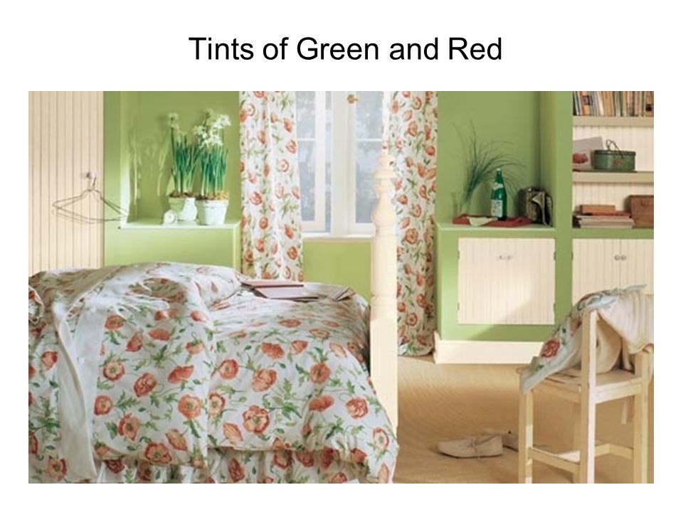 Tints of Green and Red