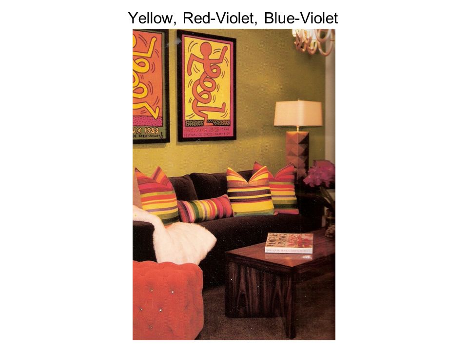 Yellow, Red-Violet, Blue-Violet