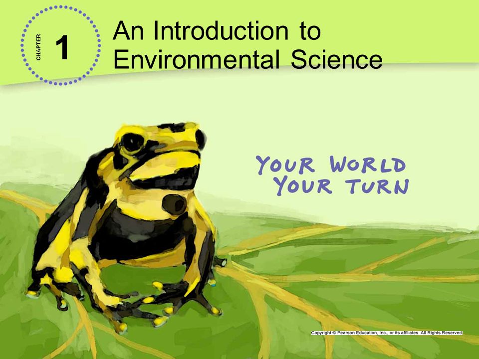 Introduction to environmental science.
