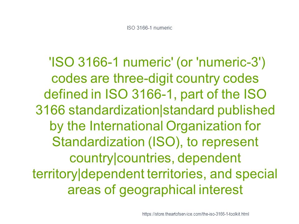 Iso Ppt 34 Iso 3166 1 Numeric