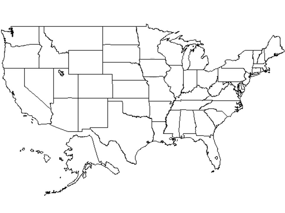 Контурные карты штатов. Карта США без Штатов. Карта США со Штатами белая. Карта США со Штатами черно белая. КК штаты США.