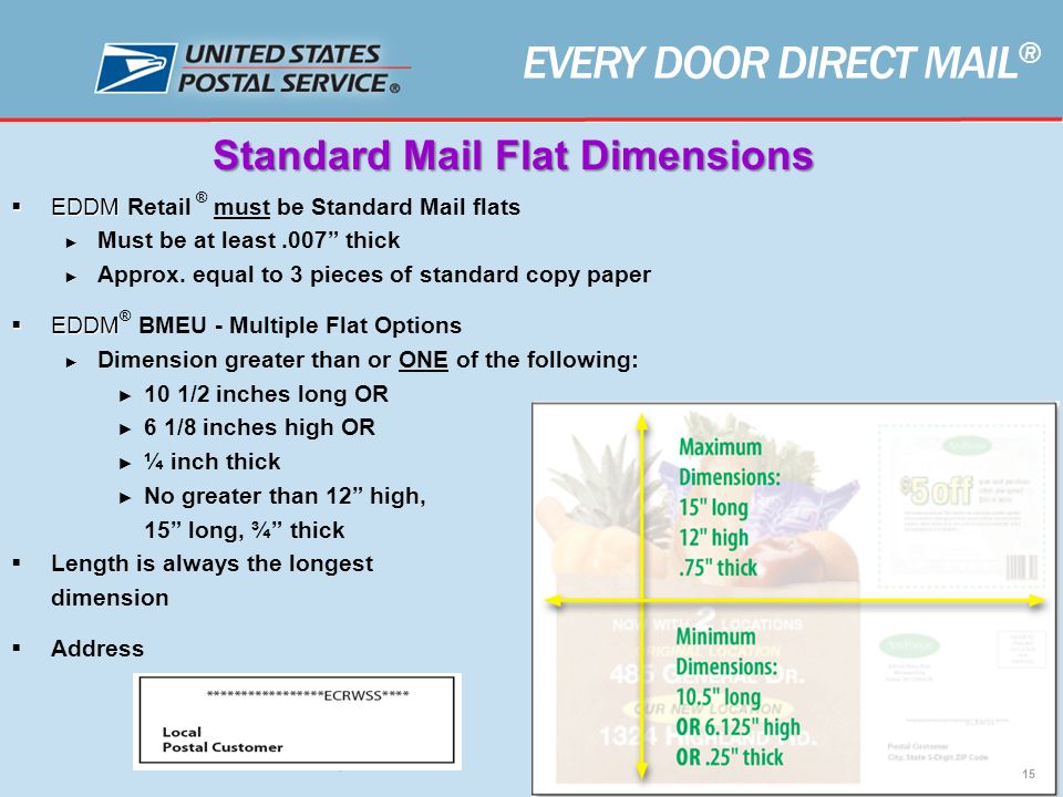 Every Door Direct Mail United States Postal Service September