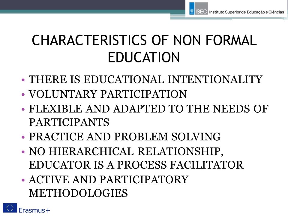 the role of the leader in non formal education the role of the leader in non formal education