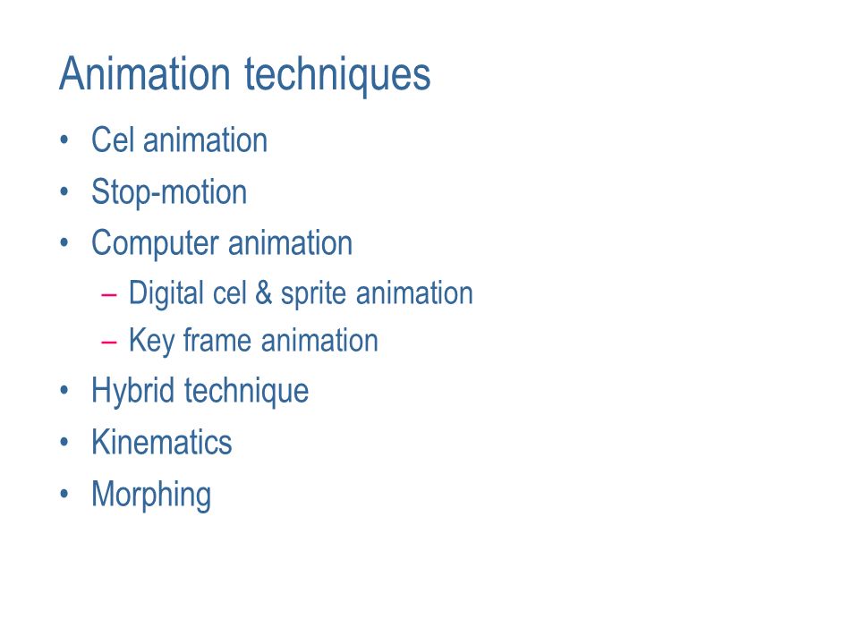 Multimedia element: Animation Week The power of animation Animation is  achieved by adding motion to still image/object. May also be defined as  the. - ppt download