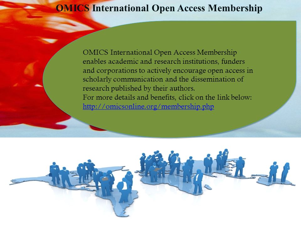 OMICS International Open Access Membership OMICS International Open Access Membership enables academic and research institutions, funders and corporations to actively encourage open access in scholarly communication and the dissemination of research published by their authors.