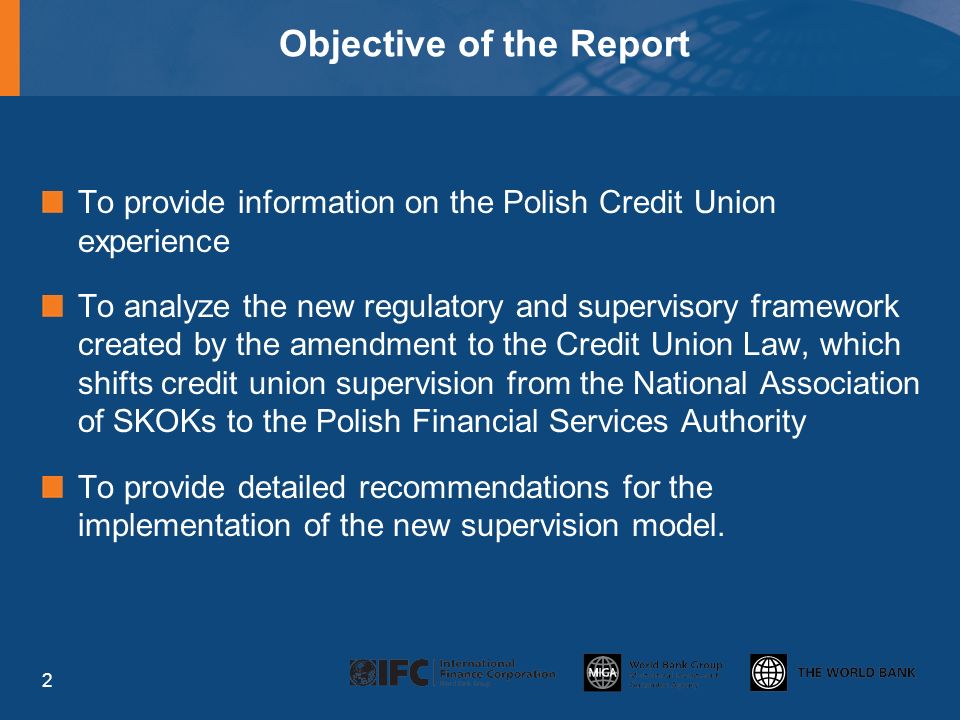 Credit Unions In Poland: Diagnostic And Proposals On Regulation And ...