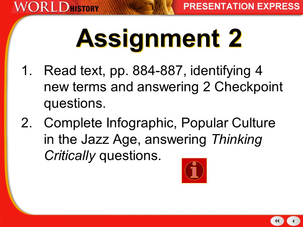 Assignment 2 1.Read text, pp.