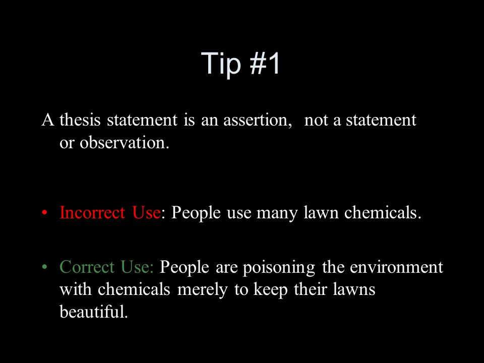 Writing A Thesis Statement Tips And Guidelines For Writing Effective Thesis Statements. - Ppt Download