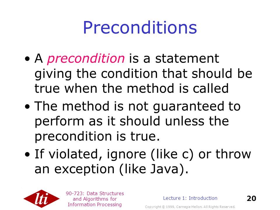 90-723: Data Structures and Algorithms for Information Processing ...