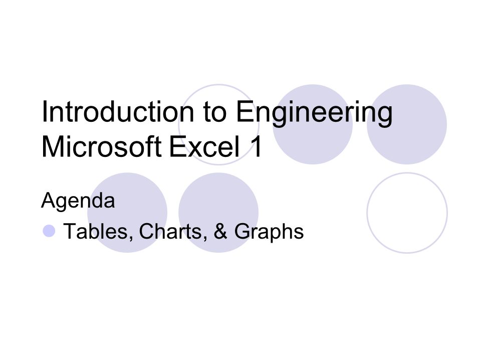 Engineering Graphs And Charts