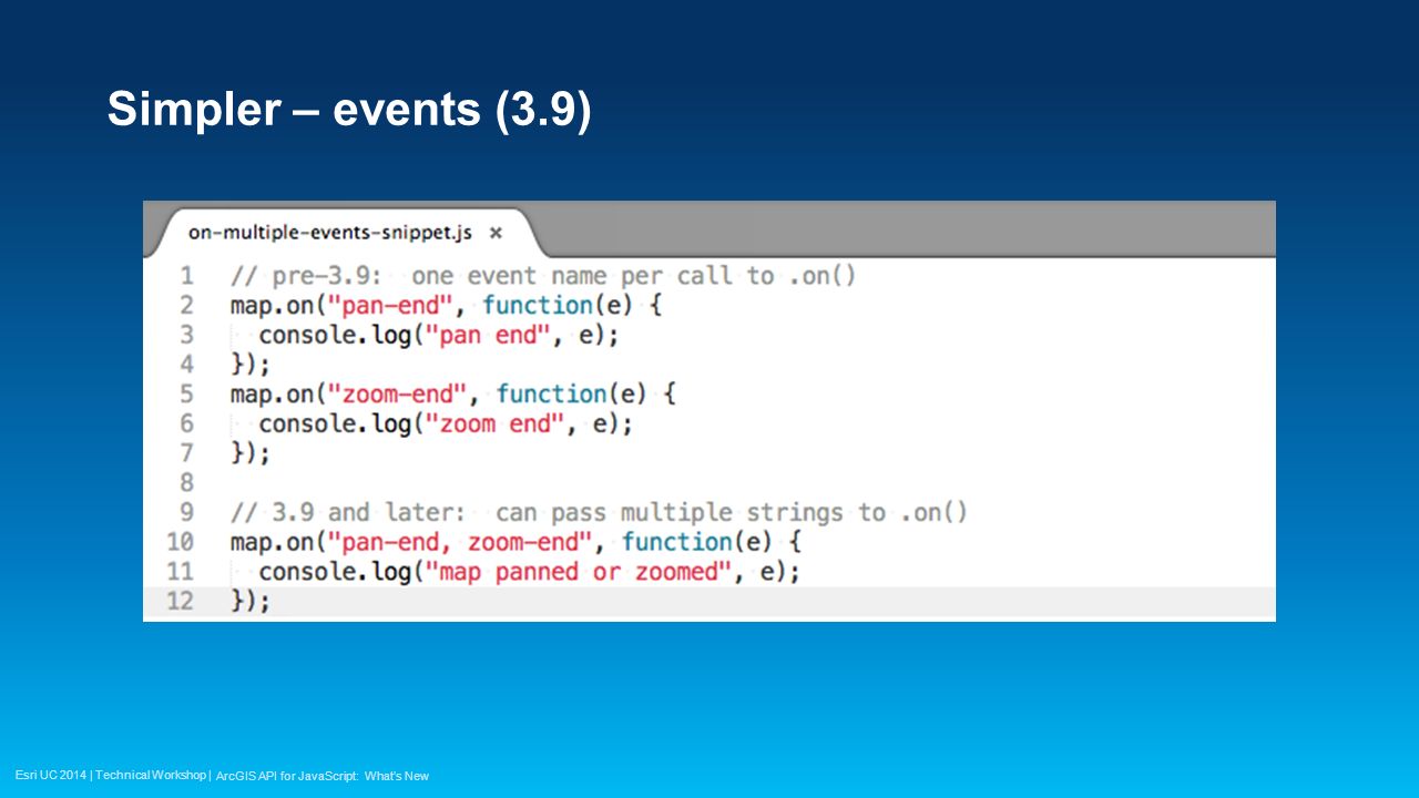 Esri UC 2014 | Technical Workshop | ArcGIS API For JavaScript: What’s ...