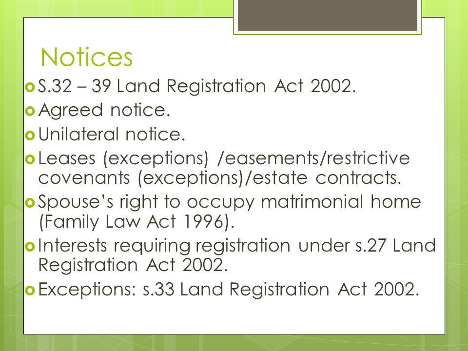 the land registration act 2002