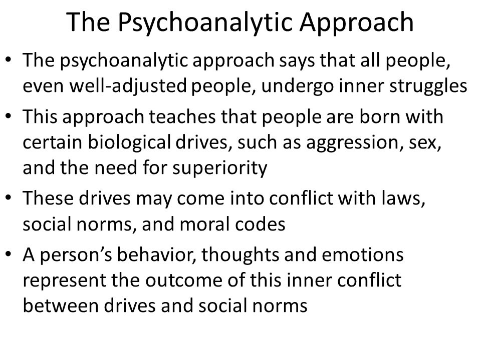 psychoanalytic perspective psychology