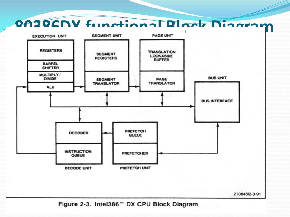 80386DX functional Block Diagram PIN Description Register set Flags  Physical address space Data types. - ppt download