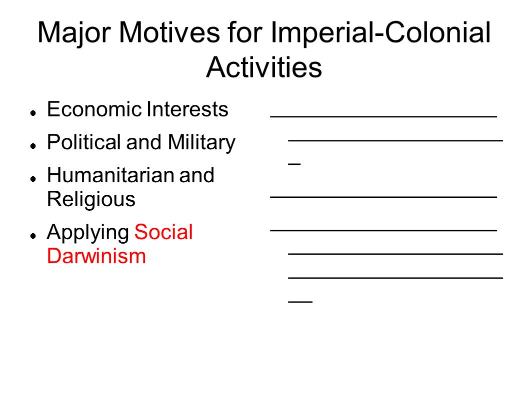 Imperialism And Colonialism The Children Of Nationalism Ppt Download