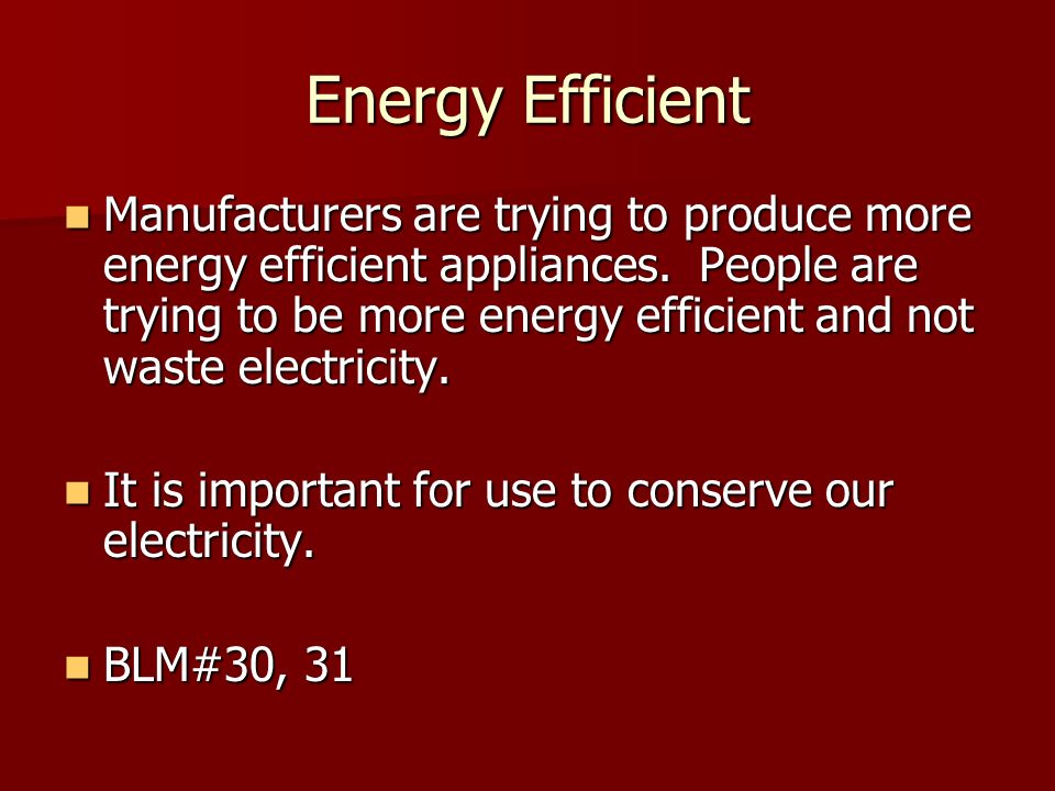 how do we waste electricity