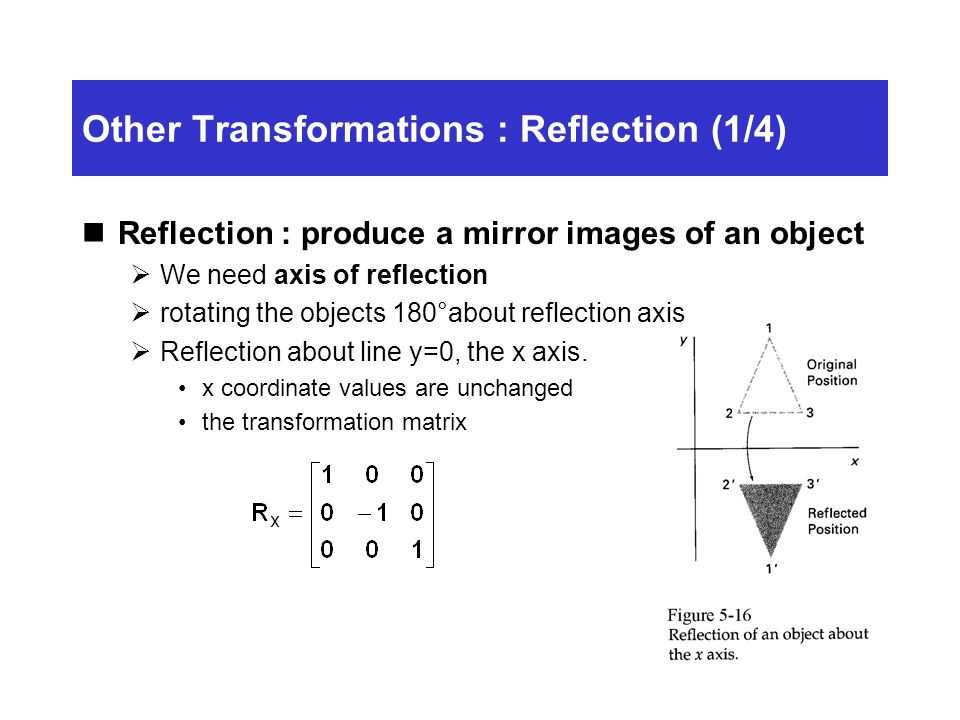 Two Dimensional Geometric Transformations Ch5 참조 Subjects Basic Transformations Homogeneous Coordinates Composite Transformations Other Transformations Ppt Download