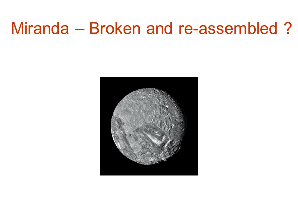 Miranda – Broken and re-assembled