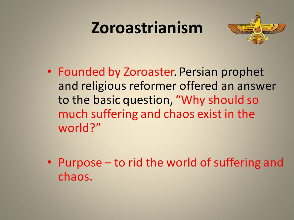 Zoroastrianism Vs Christianity Chart