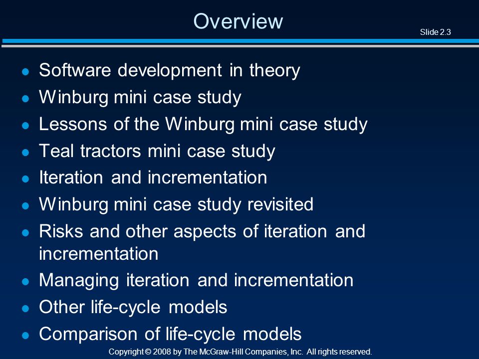 Note Excerpts from Object-Oriented Software Engineering WCB/McGraw-Hill,  2008 Stephen R. Schach - ppt download