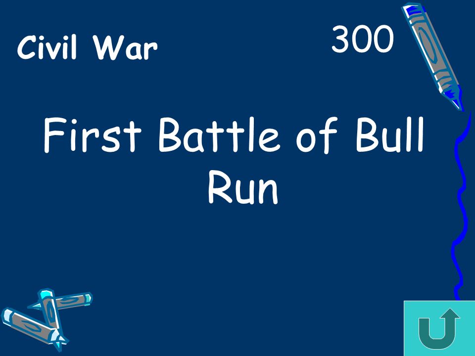 300 Civil War First Battle of Bull Run