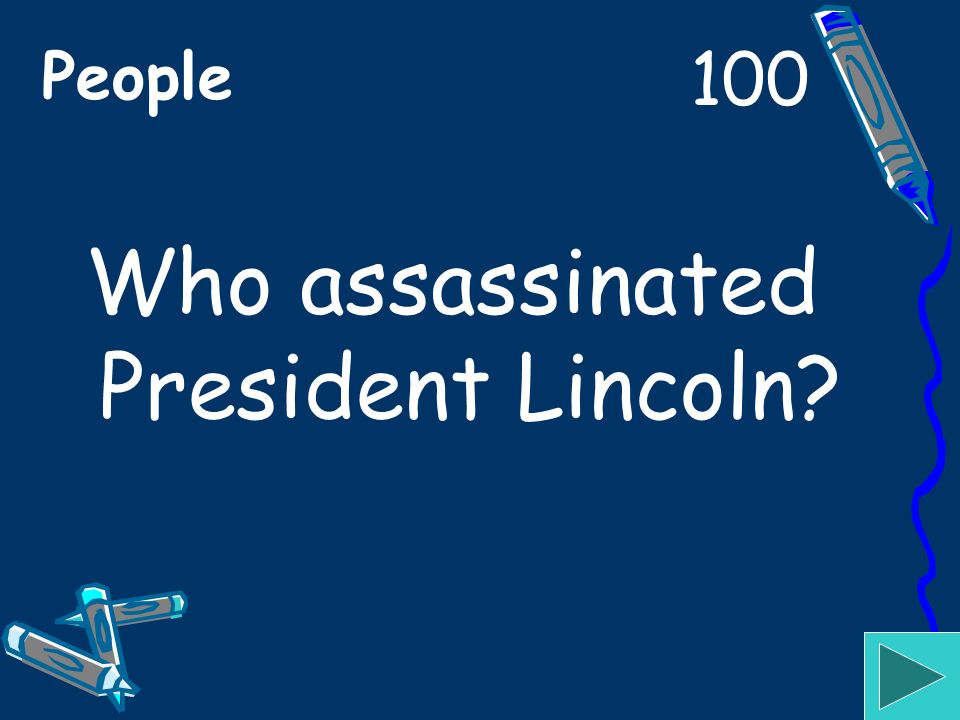 People Who assassinated President Lincoln 100