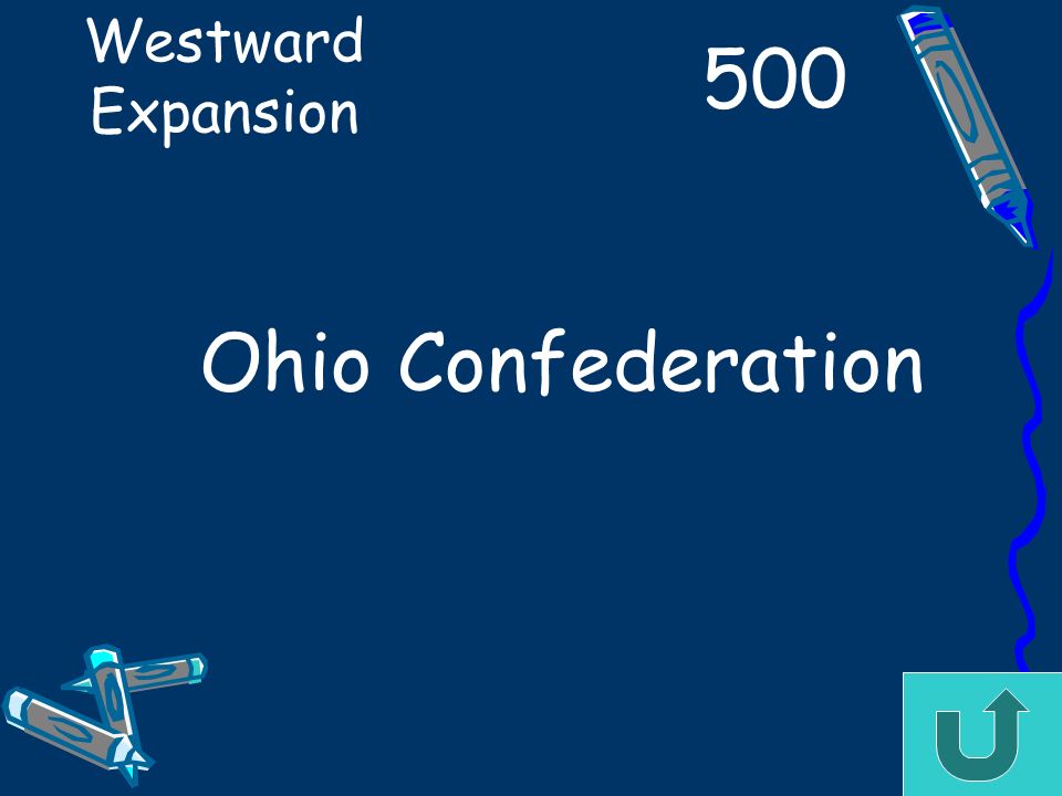 Ohio Confederation 500 Westward Expansion