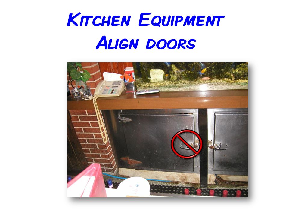 Kitchen Equipment Align doors