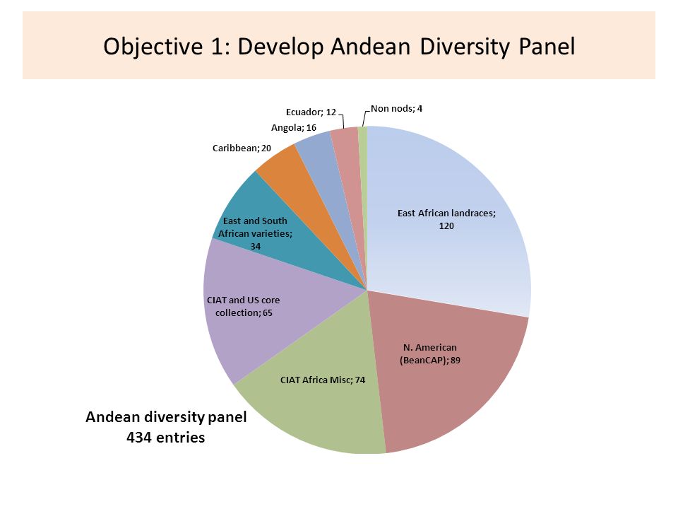 Objective 1: Develop Andean Diversity Panel