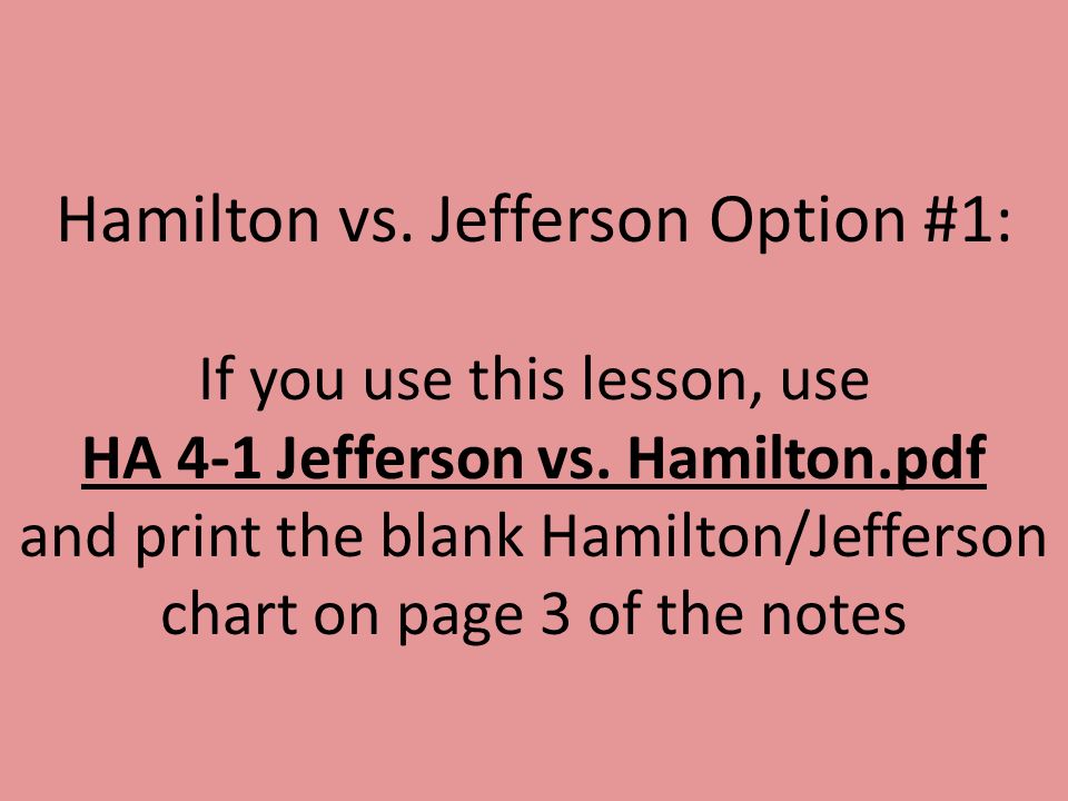 washington adams when the constitution was ratified in alexander hamilton thomas jefferson watch this video clip from hbos john adams series as you watch identify as many things as you can that jefferson and