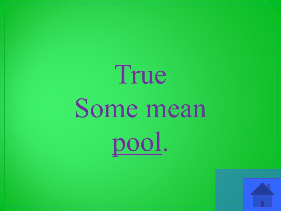 True Some mean pool.