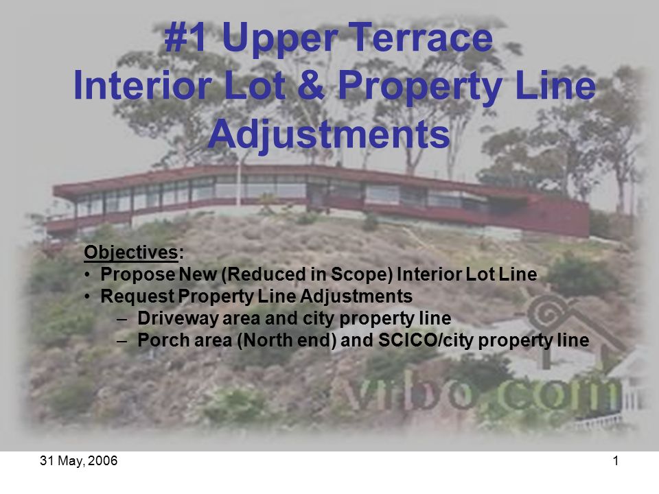 31 May Objectives Propose New Reduced In Scope Interior