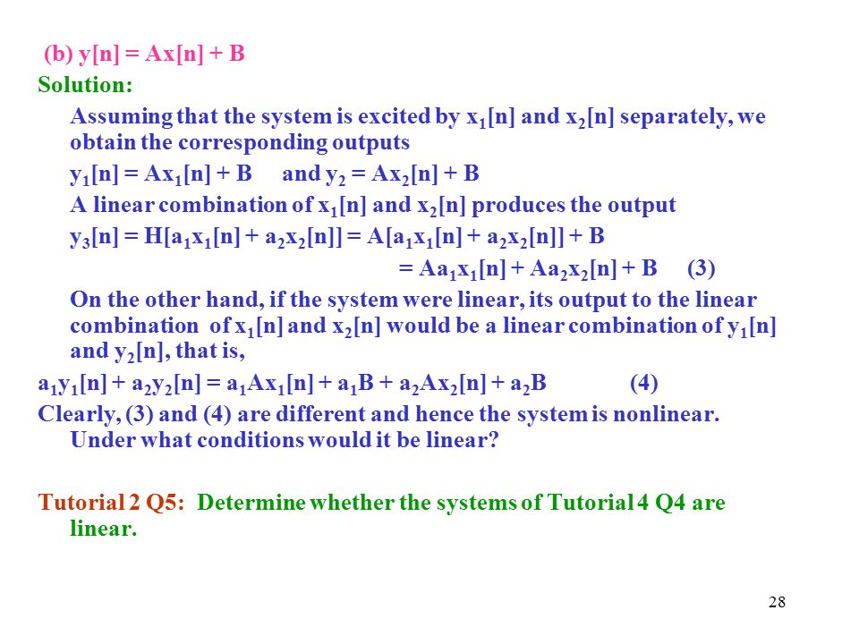 1 Digital Signal Processing Lecture 3 4 By Dileep Kumar Ppt Download