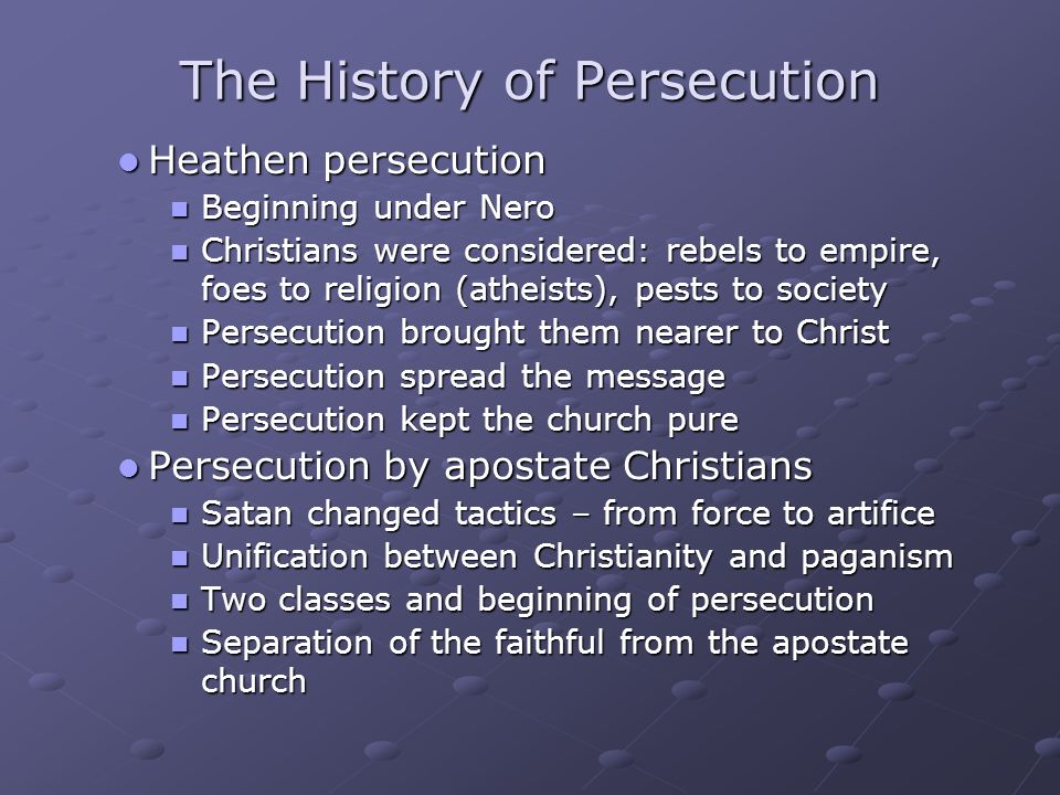 The Great Controversy 2 Persecution foretold by Christ Persecution ...