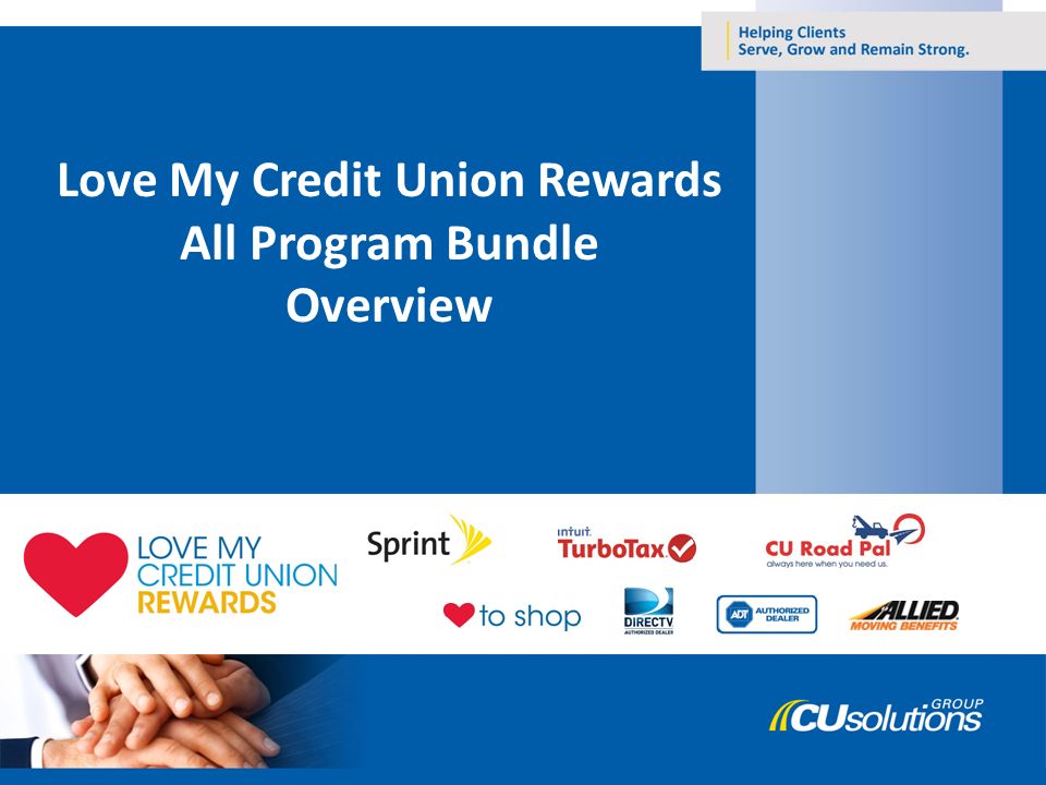 love my credit union rewards all program bundle overview ppt download