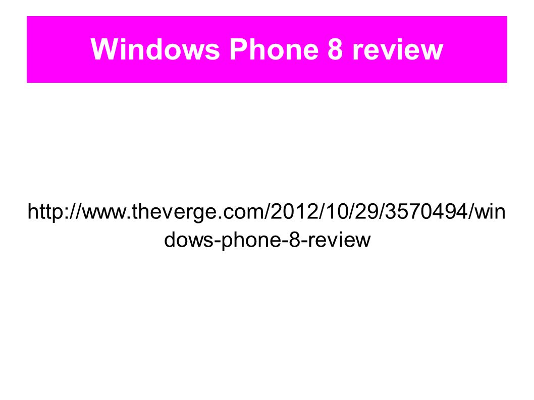 Windows Phone 8 review   dows-phone-8-review