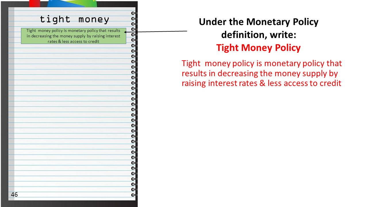 The Federal Reserve Part 2 Monetary Policy. Under the Monetary ...