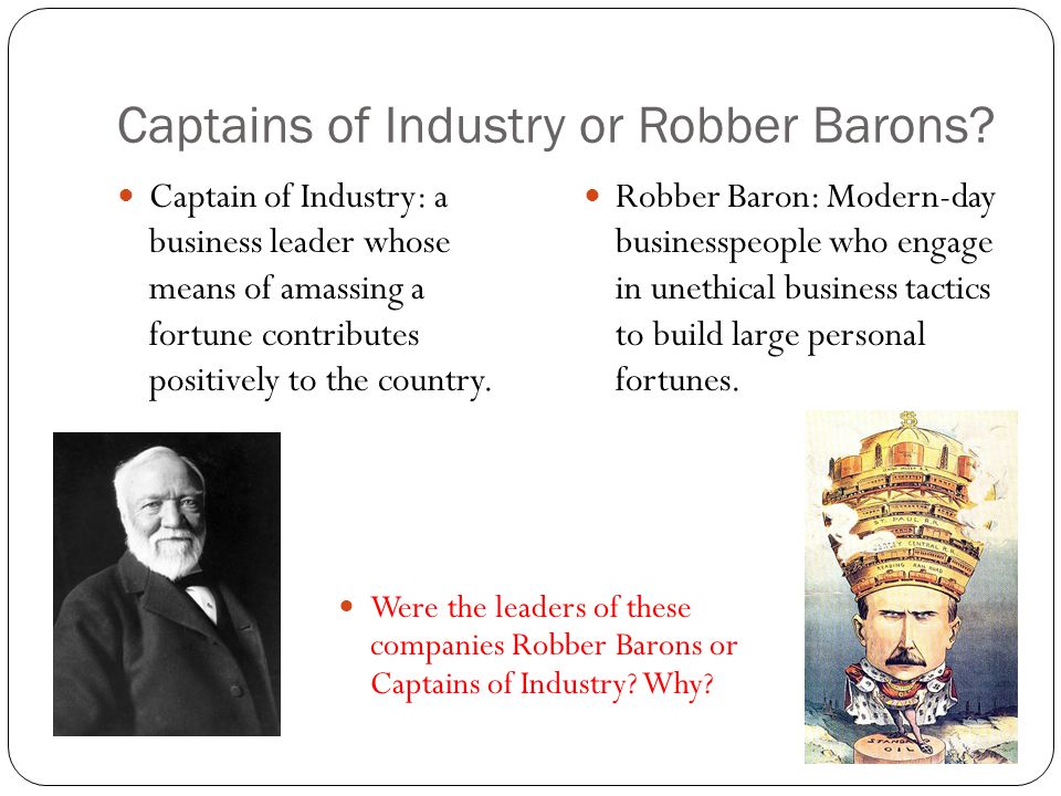 Реферат: Rockefeller Robber Baron Or Captain Of Industry