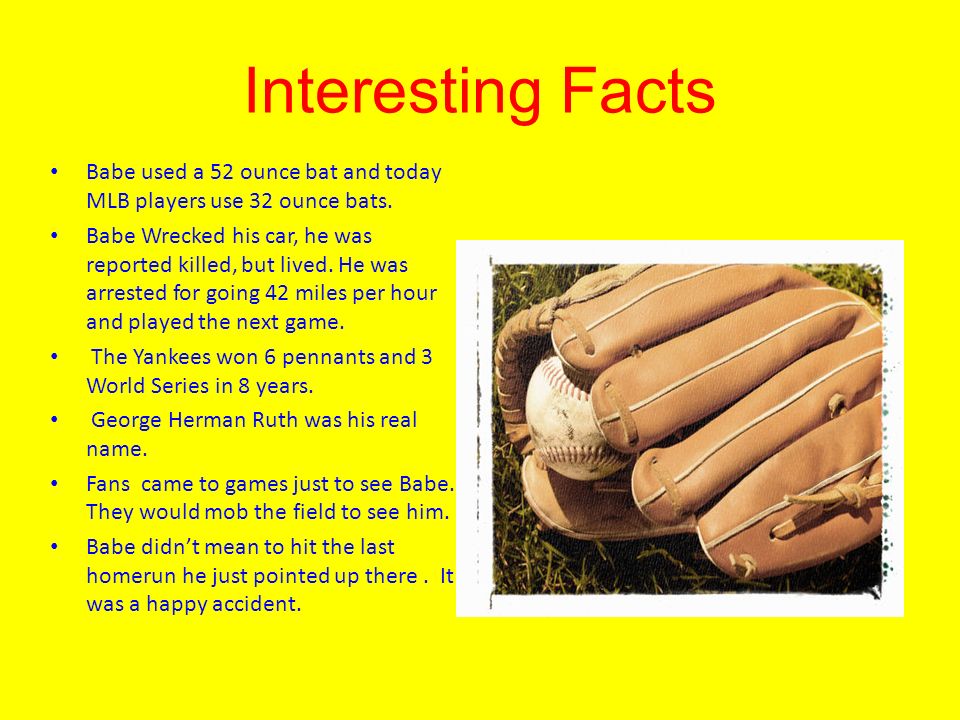 Babe Ruth Facts