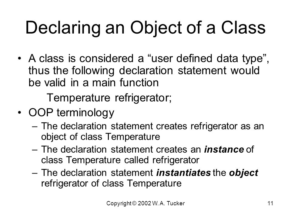 Copyright © 2002 W. A. Tucker1 Chapter 10 Lecture Notes Bill Tucker ...
