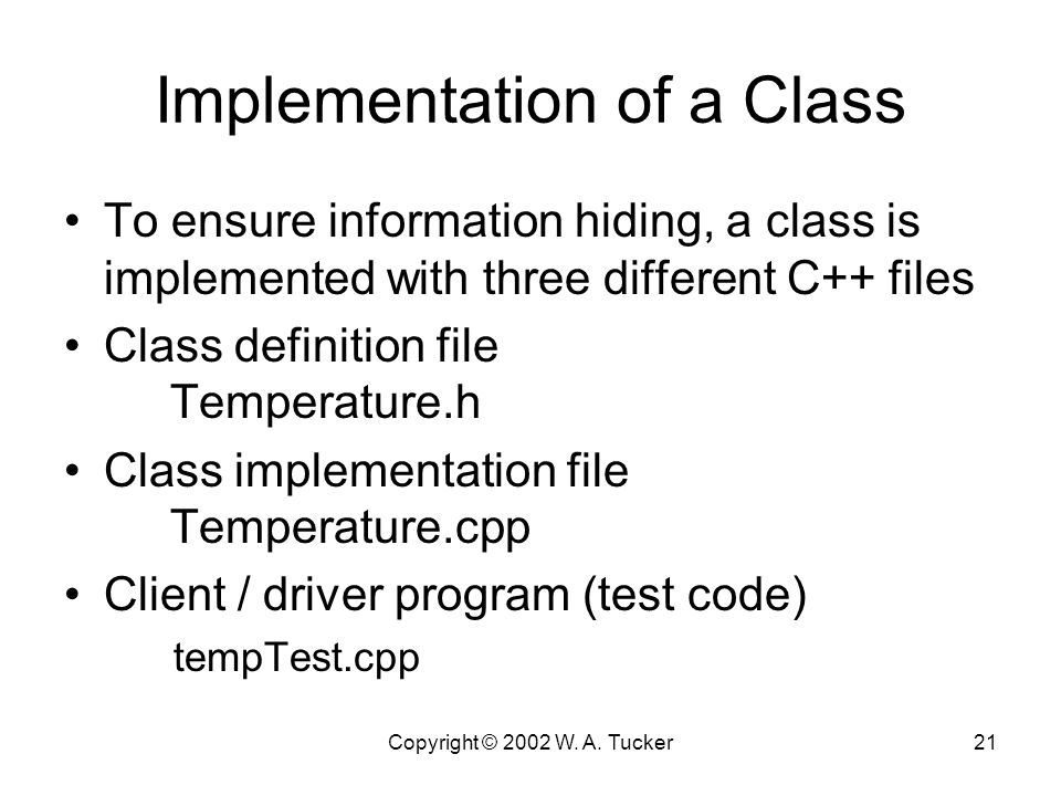 Copyright © 2002 W. A. Tucker1 Chapter 10 Lecture Notes Bill Tucker ...