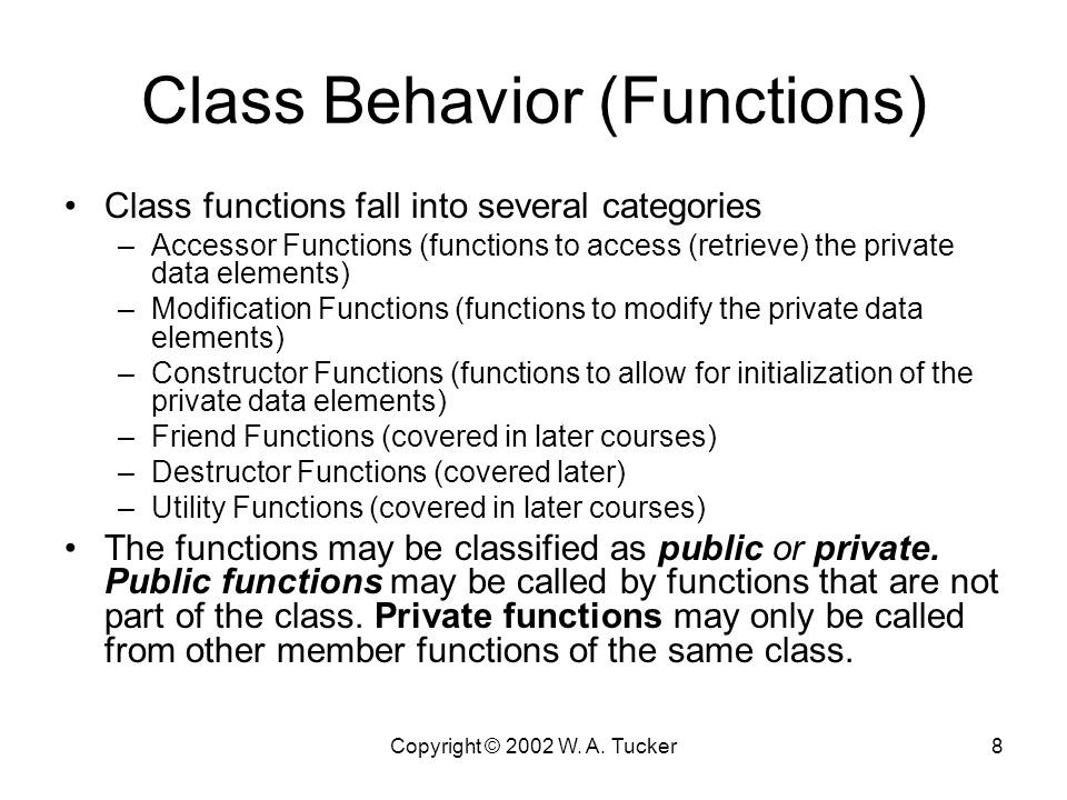 Copyright © 2002 W. A. Tucker1 Chapter 10 Lecture Notes Bill Tucker ...