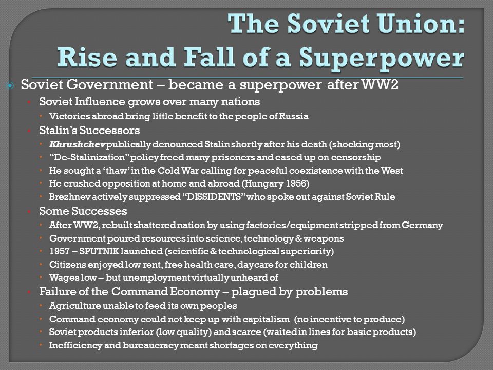 The Western World - an overview The Western European Democracies North American Prosperity The Soviet Union: Rise and Fall of a Superpower A New Era In. - ppt download - 웹