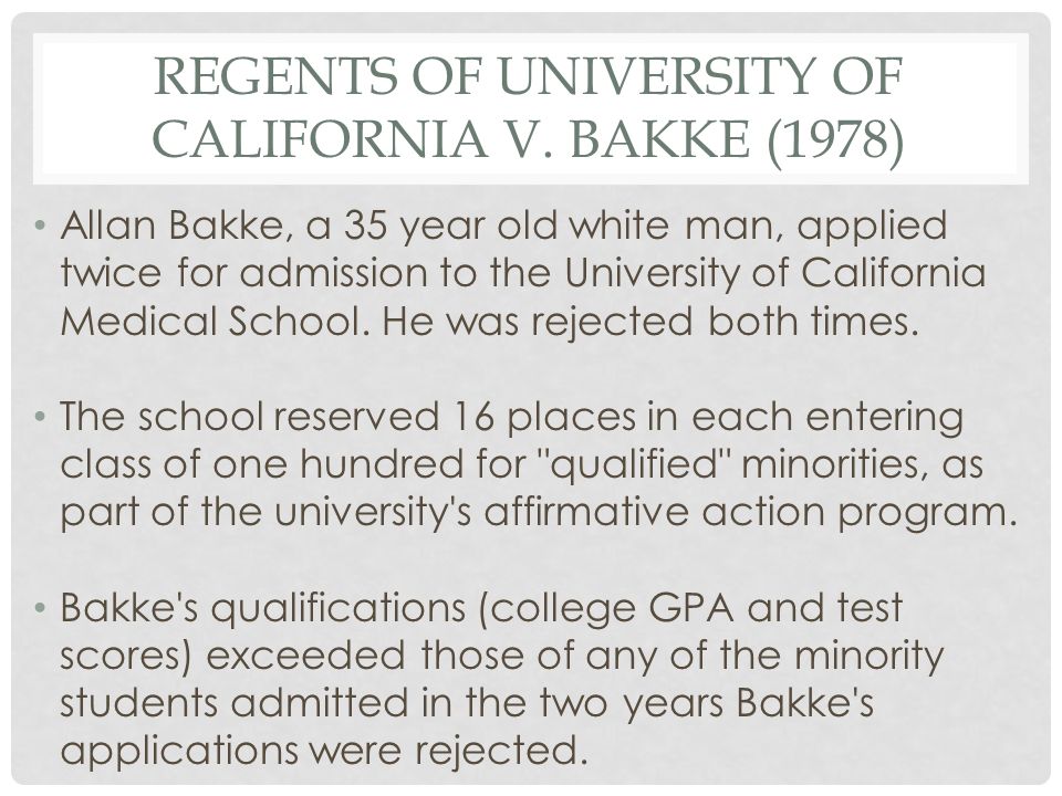 university of california vs bakke