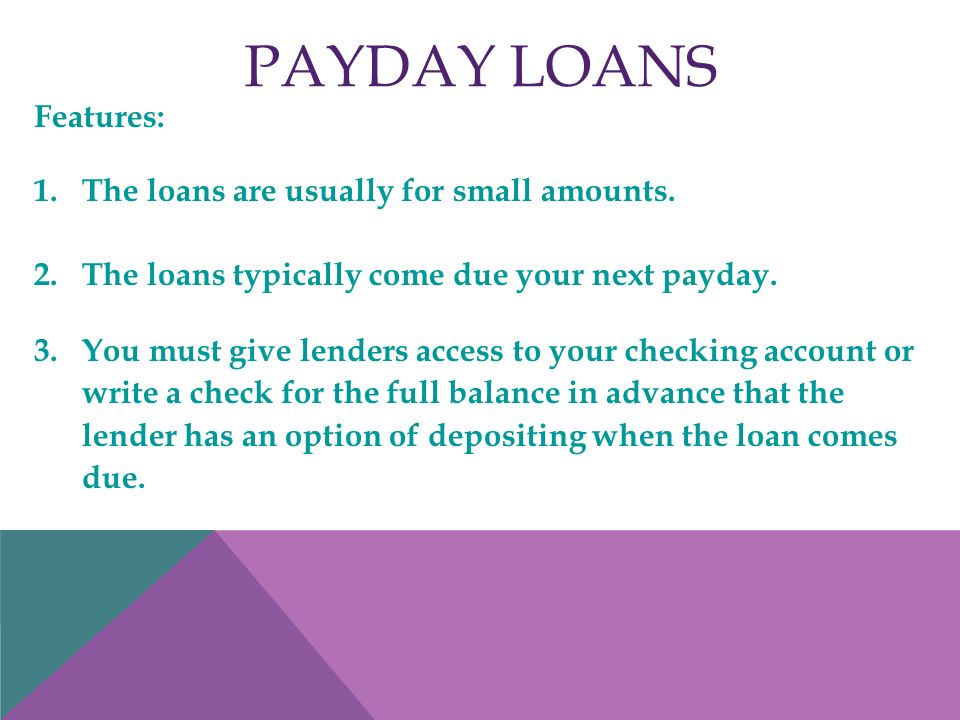 payday advance lending options if you have poor credit