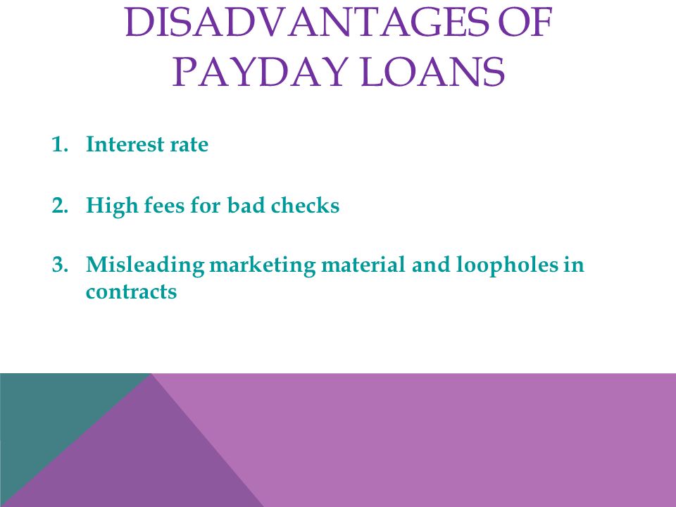 here are the payday mortgages