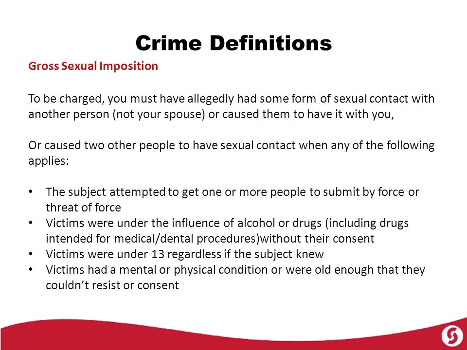 definition gross imposition sexual Definition gross imposition sexual